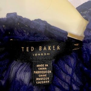 Navy Blue.  Worn once.